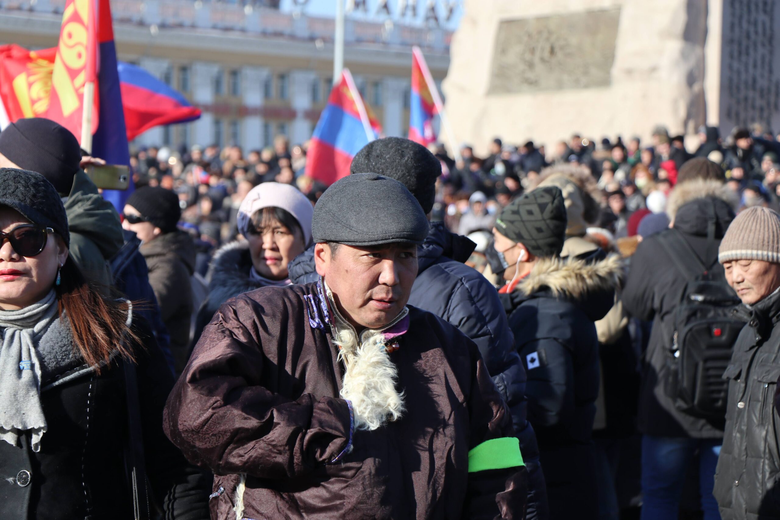 Les Mongols manifestent pacifiquemet contre la corruption