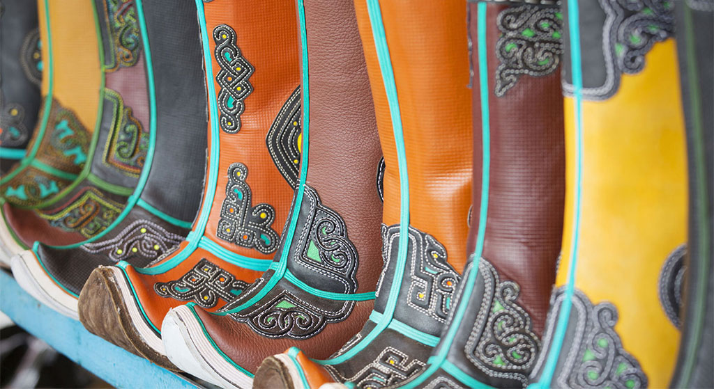 Les bottes mongoles